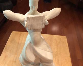 Alexander Blazys mold possibly for Cowan Pottery Russian Dancer,  sculpture with fractures & repairs 