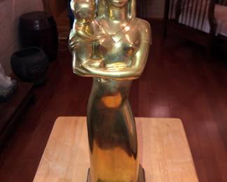 Marco DeMarco Art Deco bronze sculpture. Professor Cleveland Institute of Art. 