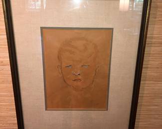 William Sommer Polish Child  August 1932 watercolor 