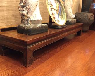 Chinese rosewood prayer table late 18th or early 19th C. 