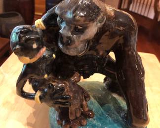 Russell Aitken ceramic sculpture. This sculpture received first honorable mention in ceramic sculpture in the second annual Robineau Memorial ceramic exhibition, Syracuse Museum Fine Arts, Ny 1933