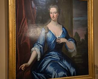 1700s Oil painting of Mary Devereux Pryce (Price)