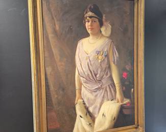 1927 portrait by Hans Schlereth (while in Washington D.C., same time a portrait of Roosevelt was done)