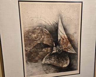 Ren'ee Lubarow limited edition etching