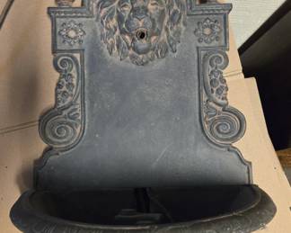 Cast wall water fountain 