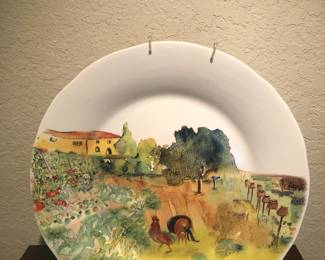 16in Serving Bowl signed Casale Bosco