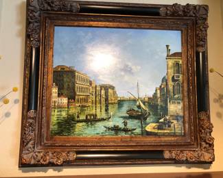Venice Gondolas painting