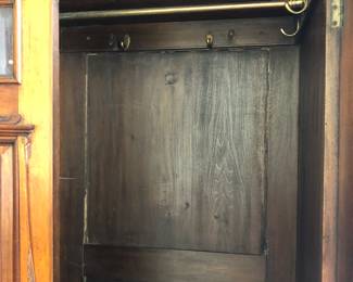 Interior view behind each door of the Armoire.
