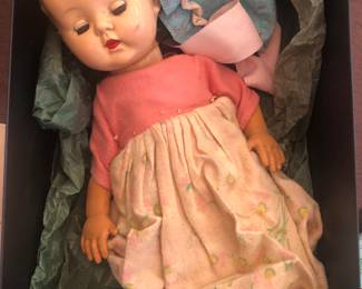 Vintage Doll Circ. 1952. Needs a doll doctor.  The head is detached.