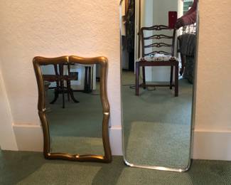 Gold Tone Framed Mirrors