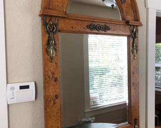 Showing Closeup of Mirror. Approximate Mirror Dimensions: H: 57in | W: 36.5/8in