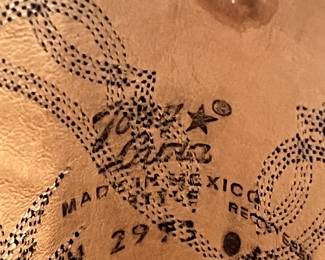 #380 Tony Lama Made in Mexico Leather Calf Boot Size 9 $100.00