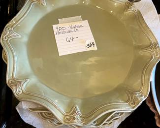 #364 Ambiance Valero Dinner Plates - set of 9 - 11" $64.00