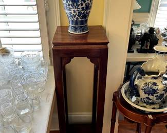 #24 Square Wood Fern Stand w/lower Shelf - 12sqx40 $175.00