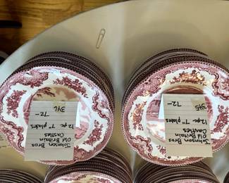 #345 Johnson Bros. "Old Britian Castles" 12 pc 7" Plates $72.00 - sold
#346 Johnson Bros. "Old Britian Castles" 12 pc 7" Plates $72.00
#347 Johnson Bros. "Old Britian Castles" 12 pc 7" Plates $72.00
#348 Johnson Bros. "Old Britian Castles" 12 pc 7" Plates $72.00
#349 Johnson Bros. "Old Britian Castles" 12 pc 7" Plates $72.00
#350 Johnson Bros. "Old Britian Castles" 12 pc 7" Plates $72.00
#352 Johnson Bros. "Old Britian Castles' 12 pc 7" Plates $72.00
#353 Johnson Bros. "Old Britian Castles' 12 pc 7" Plates $72.00