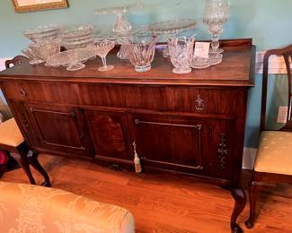 #22 Antique Buffet w/1 drawer & 2 Doors w/key - 60x22x40 $275.00