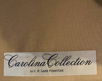 #174 Blue Wingback Chair by Carolina collection $75.00