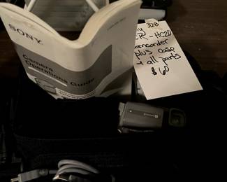 #328 Sony HC20 Camcorder plus Case - All parts $60.00