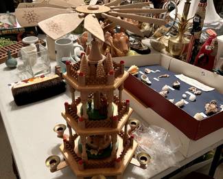 #277 German Christmas Pyramid - 18" $30.00