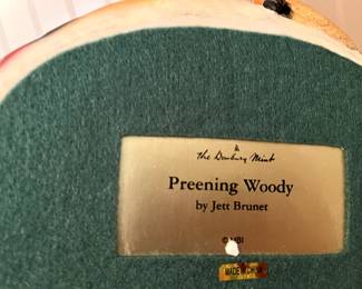 #297 Jett Brunet Danbury Mint Duck Decoy $130.00