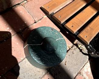 #75 Big Green Egg w/Attachable G=Hinge - (top Lid Broken) $300.00