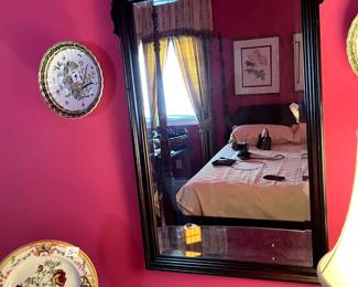 #252 Wood Decorative Beveled Mirror - 19x36 $75.00