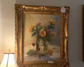 #389 "Sunflower 24x30 By Sarah Beth Fair was $3000 now $2,250.00