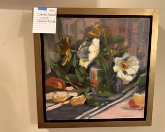 #404 Lemons Peones by Vanessa Miller original oil 12x12 was $400 NOW $300.00