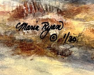 #302 Maria Ryan Signed Print Ltd Ed. 1/30 "The Wild Bunch" $75.00