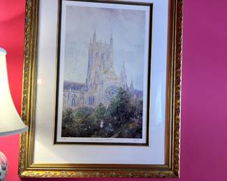 #258 The National Cathedral 181/500 - 24x31 Signed $175.00