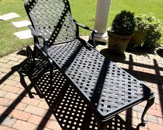 #73 Double Lattice Lounger w/wheel (possibly also Summer Classics) $175.00