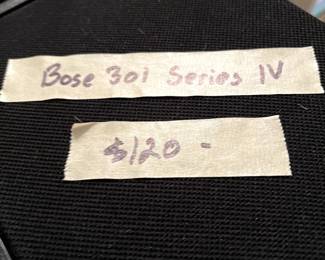#284 Bose 301 Series IV $120.00