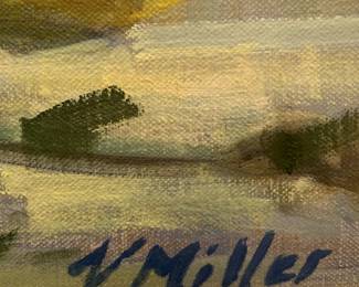 ##395 Daisy and Lemons By Vanessa Miller original oil 16x20 was 650.00 NOW $488.00