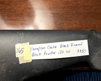 #165 Thompson Center Black Diamond Black powder .50 Cal $350.00