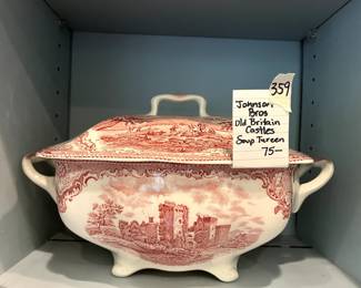 #359 Johnson Bros. "Old Britian Castles" Soup Toureen $75.00