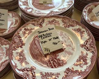 #343 Johnson Bros. "Old Britian Castles" 10" Plates - 12 pc $96.00 - sold
#344 Johnson Bros. "Old Britian Castles" 10" Plates - 12 pc $96.00