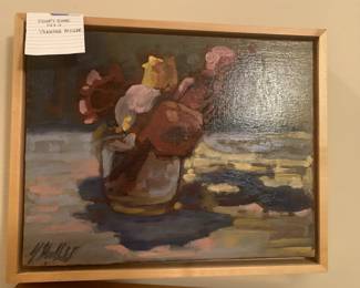 #405 Dusty Rose by Vanessa Miller original oil 14x11 was $450 NOW $338.00