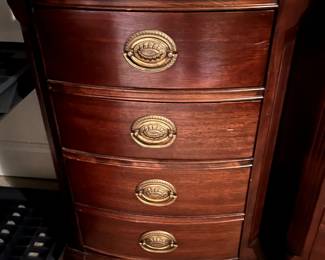 #269 Bedside Table w/4 Drawers - 17.5x14x27 $75.00 sold
#270 Bedside Table w/4 Drawers - 17.5x14x27 (as is missing handles) $30.00