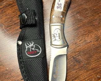 #181 Browning RMEF Knife w/case $35.00