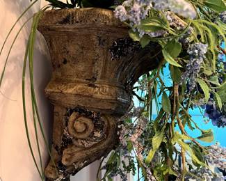 #33 Blue & White Flower Arrangement in Urn - set of 2 $50.00