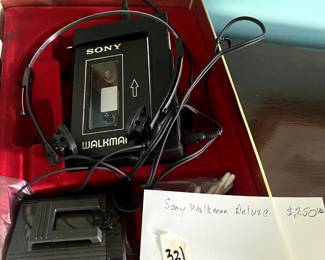 #331 Sony Walkman Deluxe in Box w/paperwork $250.00