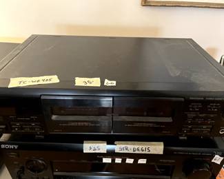 #60 Sony Stero Cassette Deck - TC - WE405 $35.00