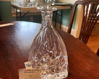 #381 Thomas Webb Decanter $70.00