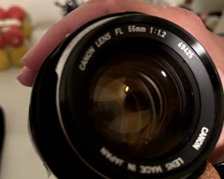 #330 Cannon Lens FL55mm $50.00
