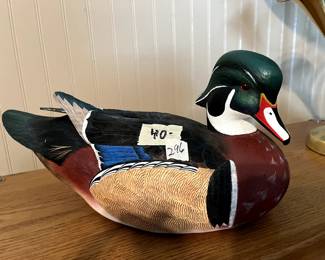 #296 George Kluth Danbury Mint Duck Decoy $40.00
