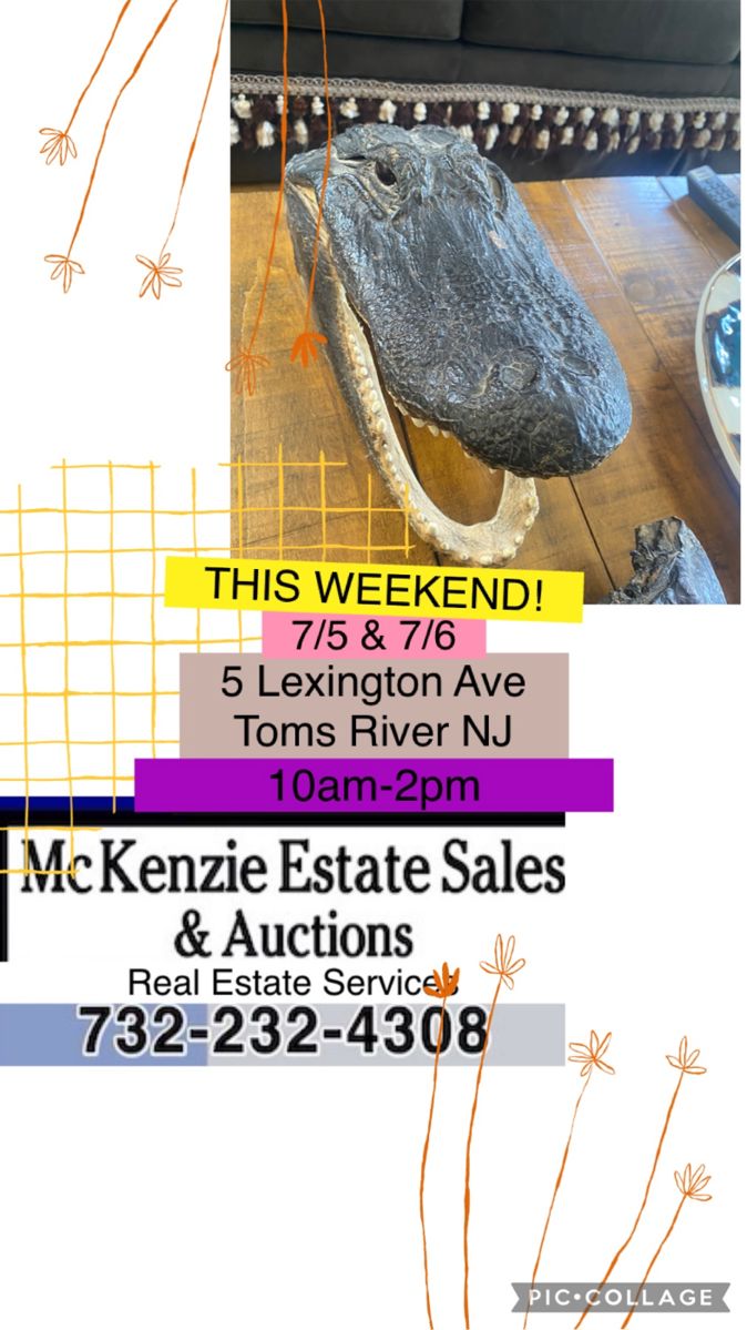 McKenzie Estate Sales Toms River NJ starts on 7/5/2024