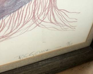 RC Gorman original Lithograph edition 18/50  1977