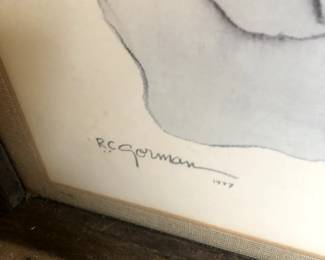 RC Gorman original Lithograph edition 18/50  1977