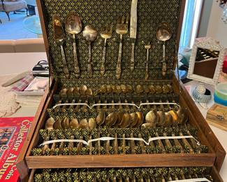 Vintage flatware set