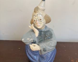 Vintage porcelain clown